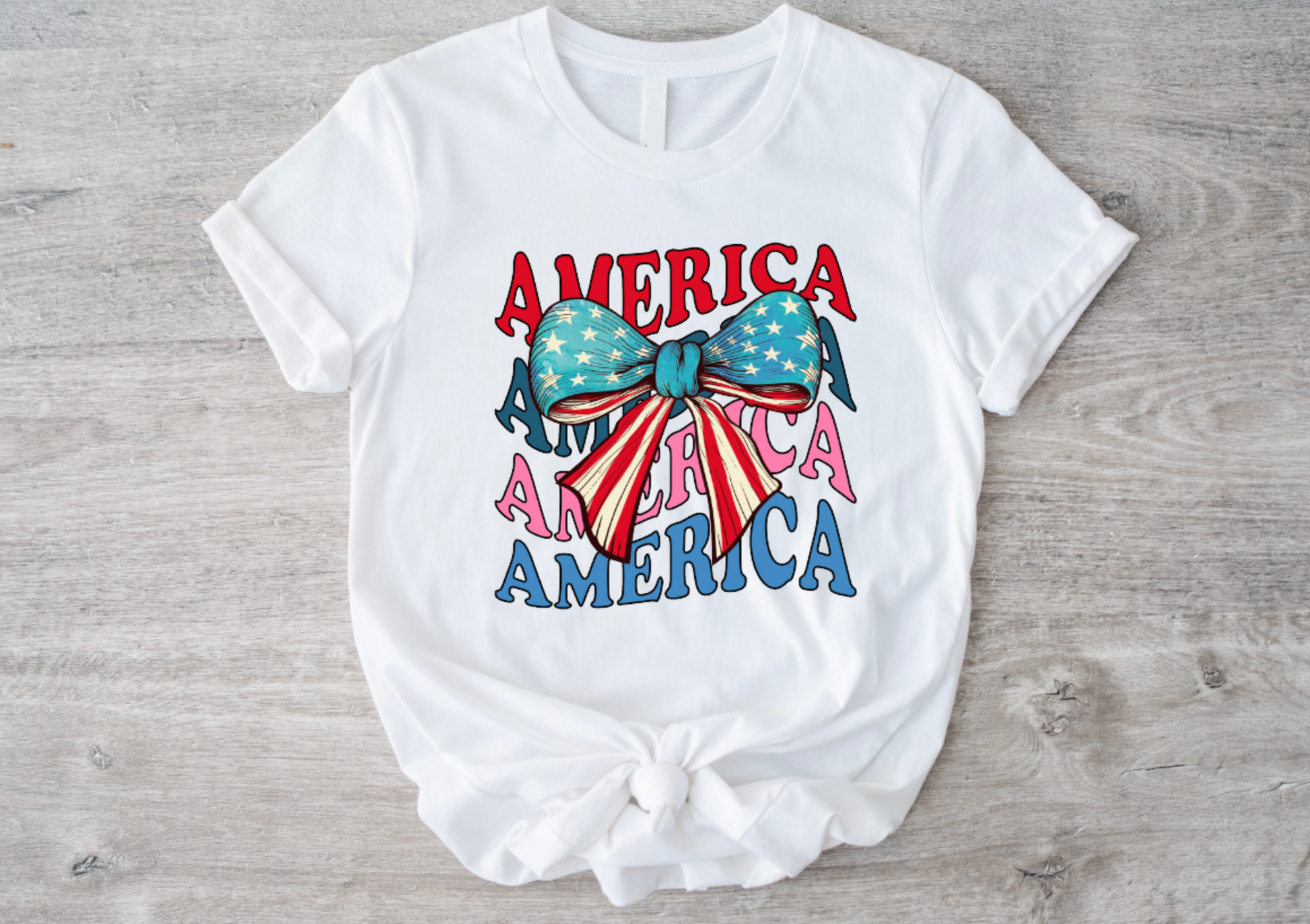 America Fourth of July Tee