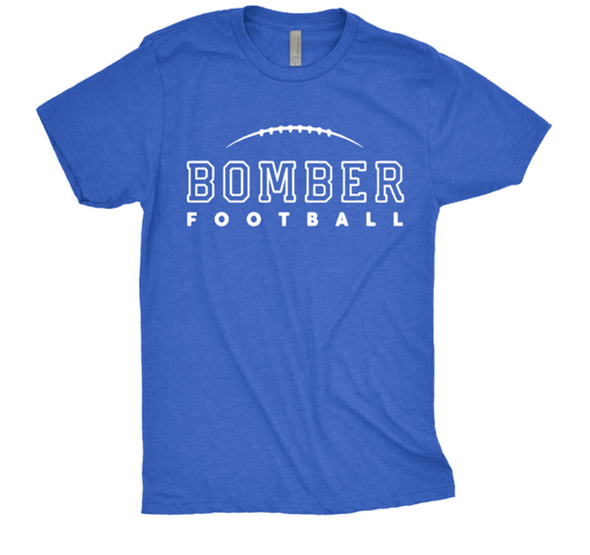 Bomber Football Crew Neck T-Shirt, Braham Bombers Spirit Wear