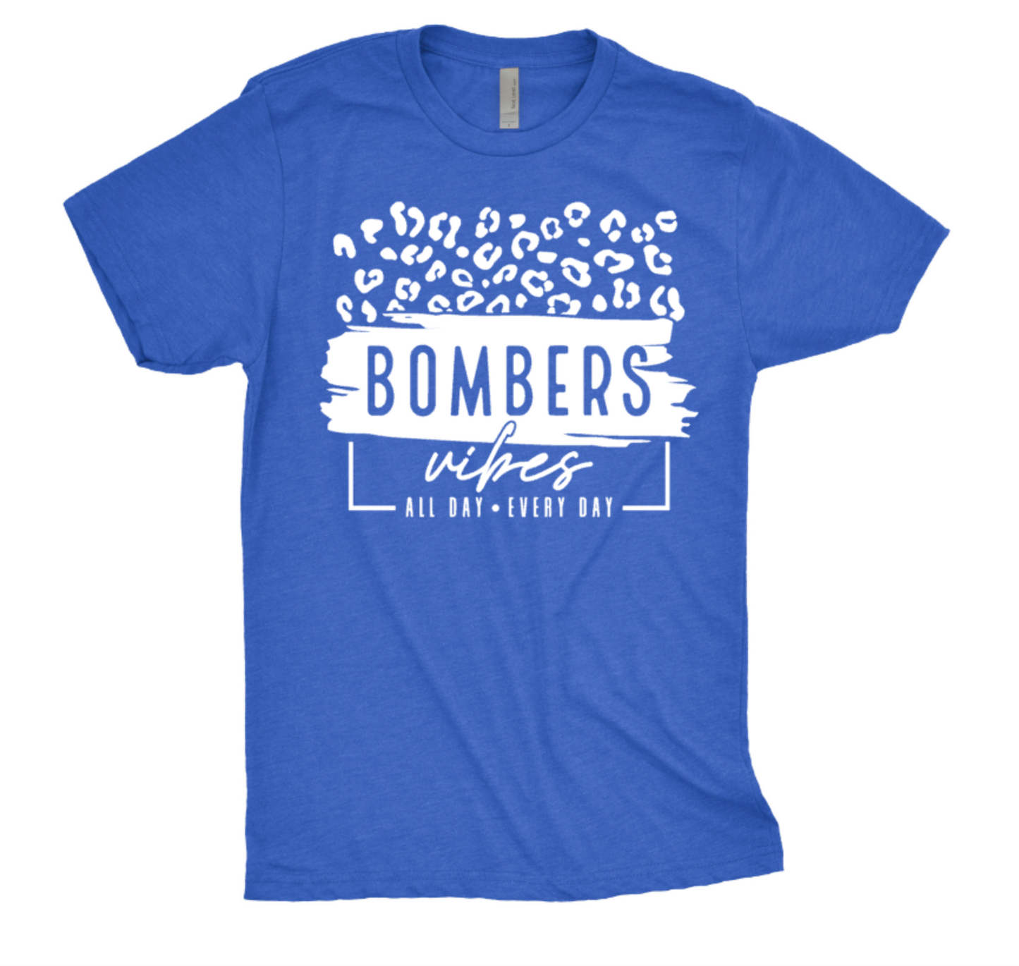 Bombers Vibes Crew Neck T-Shirt, Braham Bombers Spirit Wear