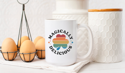 Magically Delicious St. Patrick's Day Coffee Mug - Lucky Charm Gift