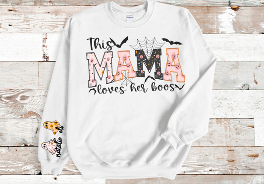 This Mama Loves her Boos Halloween Sweatshirt, Custom