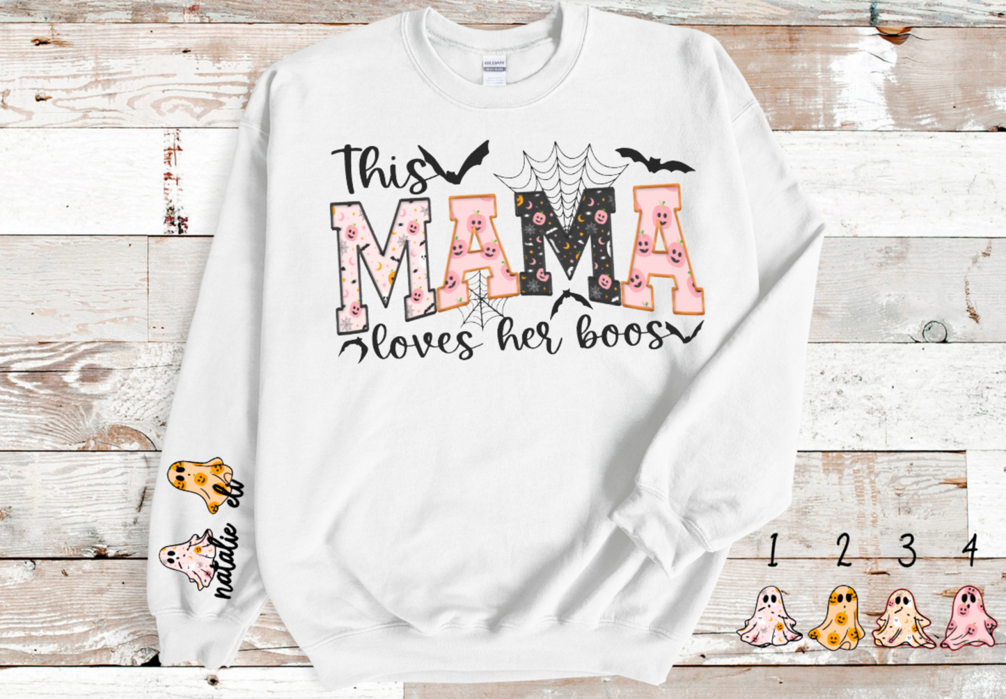 This Mama Loves her Boos Halloween Sweatshirt, Custom