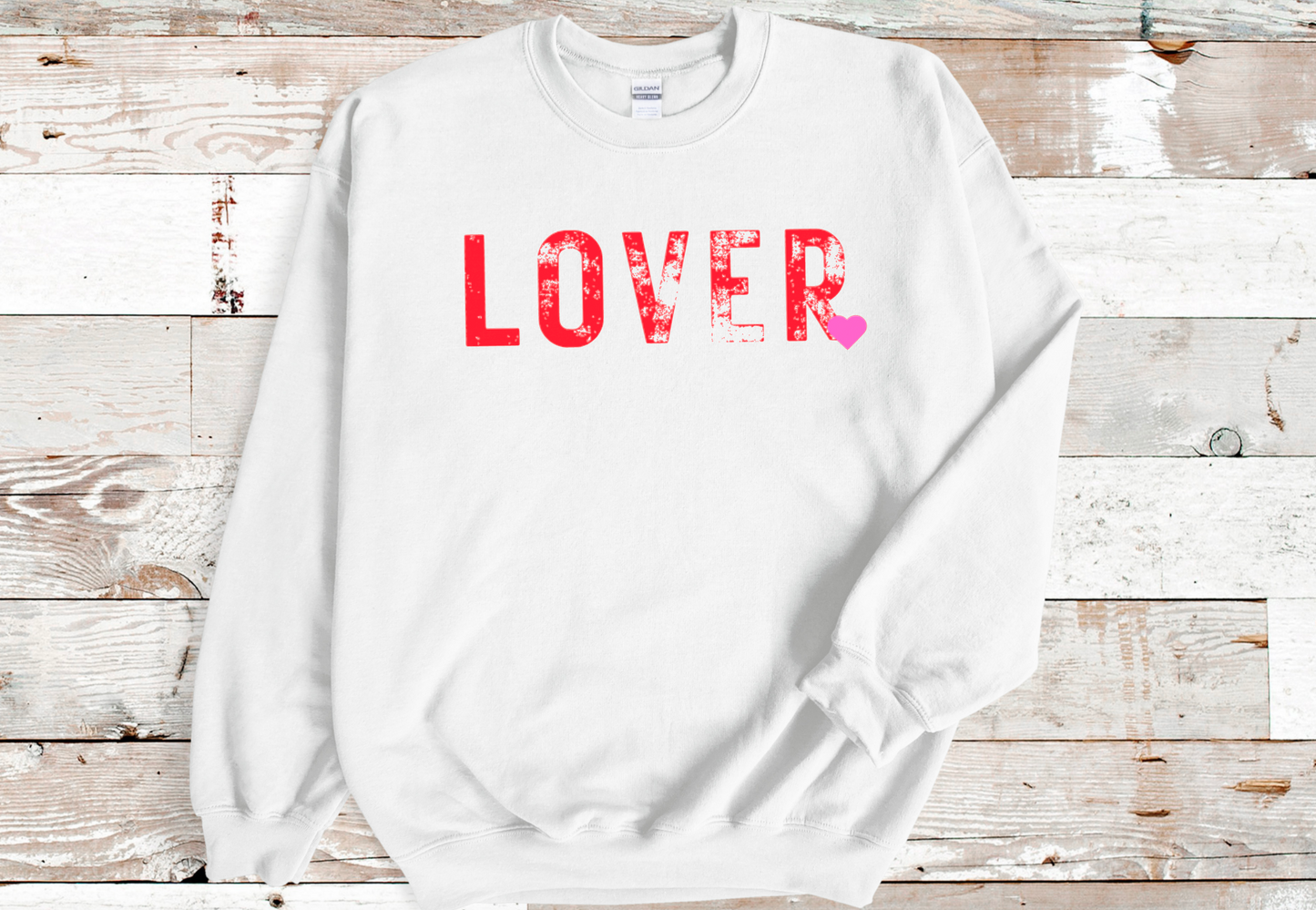 Valentine's Day Lover Crew Neck Sweatshirt - Romantic Gift Idea