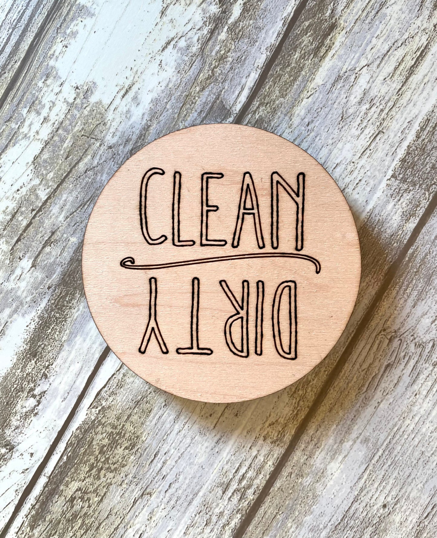 Dirty Dishes Magnet - Clean Dirty Dishes - Clean Dishes Magnet - Dishwasher Sign - Dishwasher Magnets