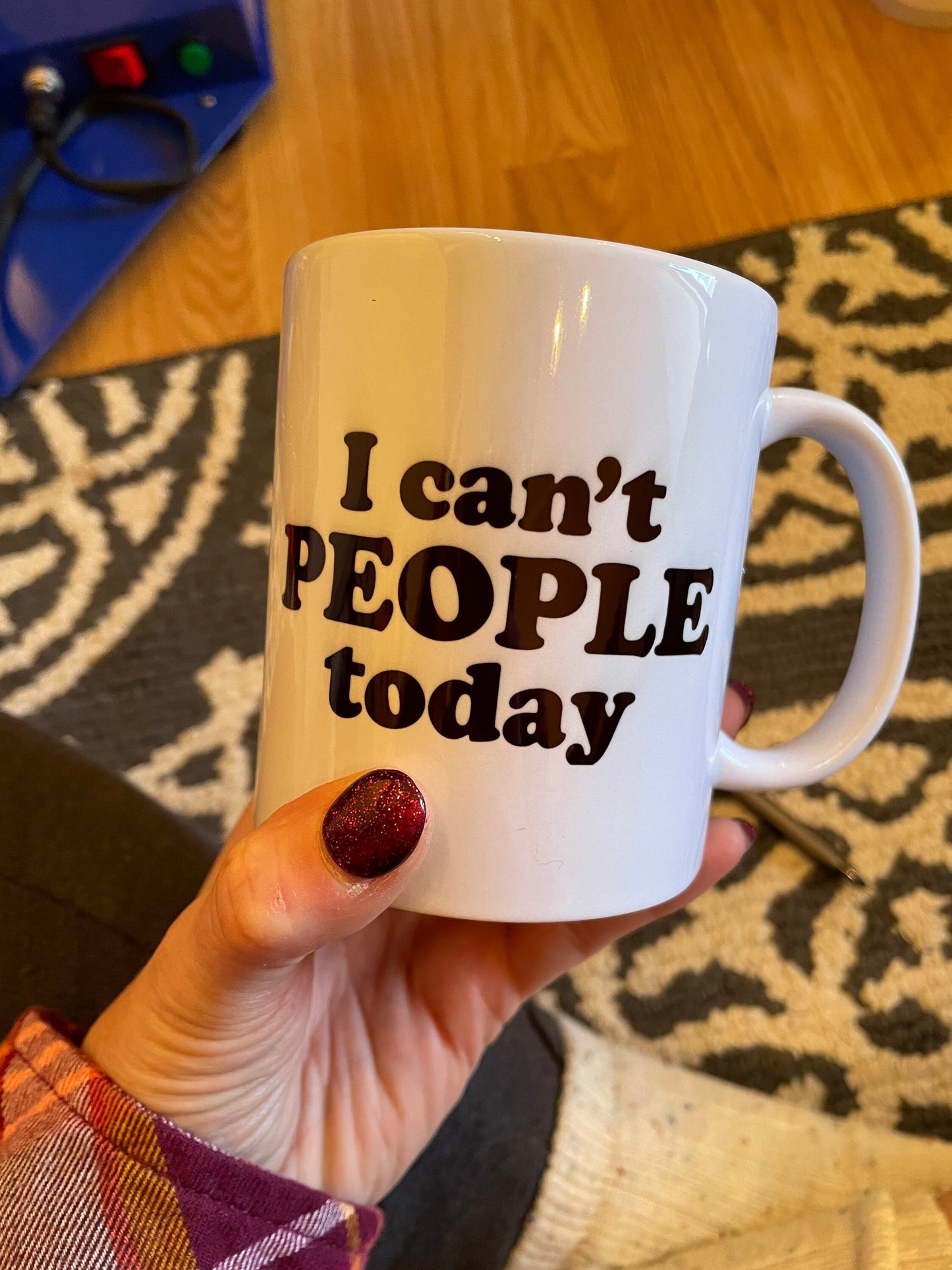 I Can’t People Today Ceramic Mug, Funny Coffee Mug, Ceramic Mug, 11 Ounce Mug, 15 Ounce Mug, Coffee Mug Personalized, Coffee Mug, Mug