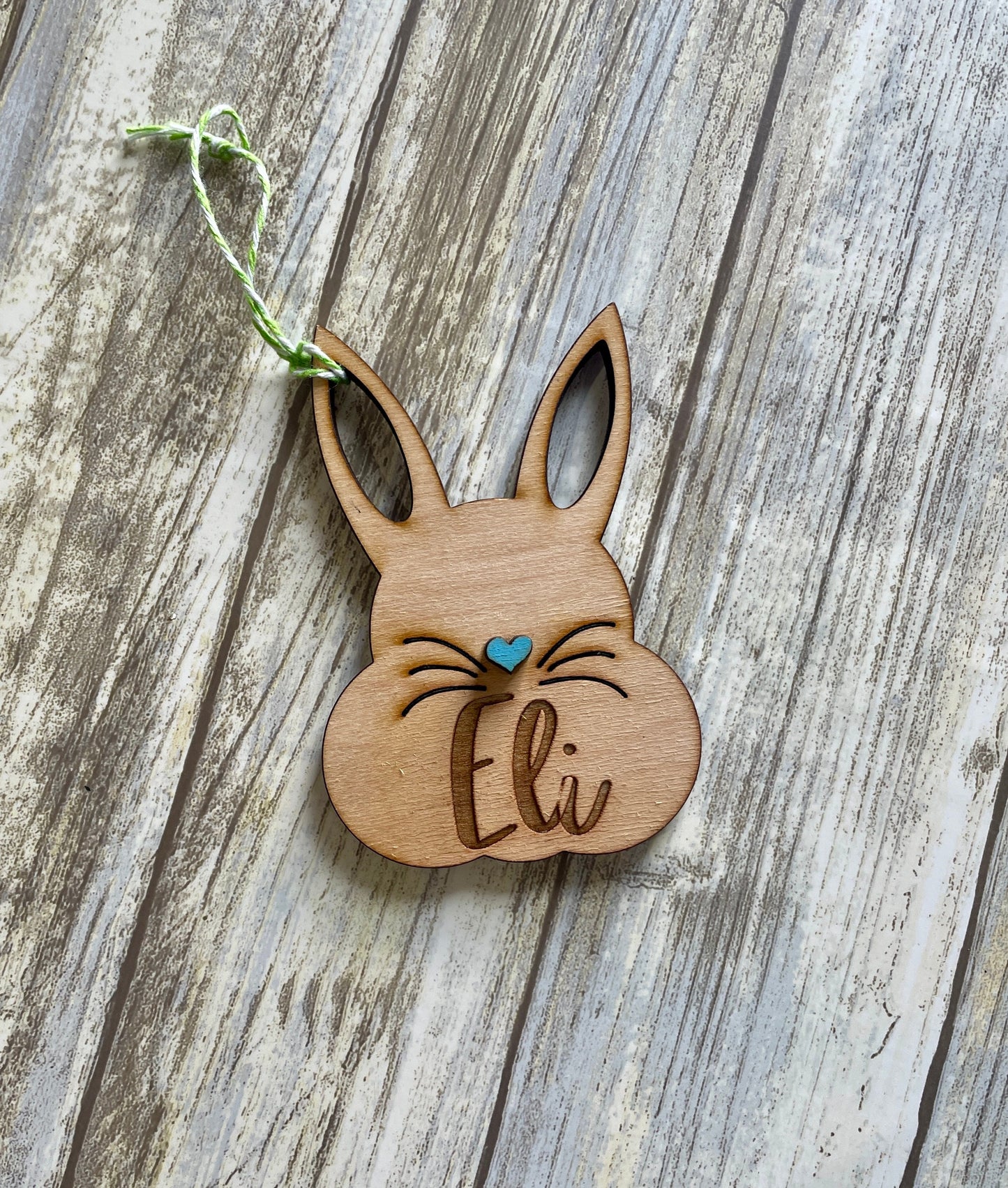 Laser Engraved Easter Tag, Easter Egg Tags, Name Tags Easter, Wood Easter Bunny, Easter Basket Tags