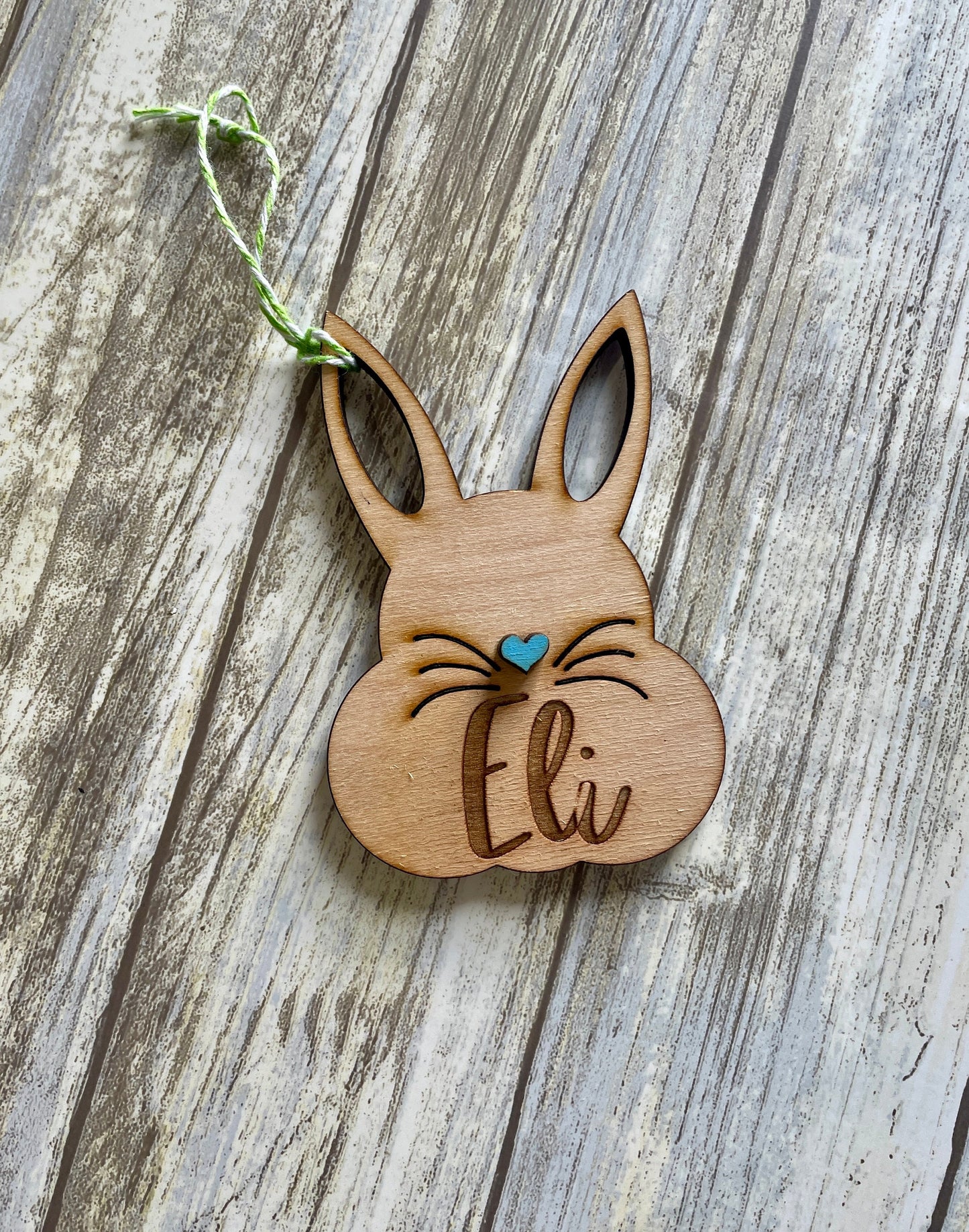 Laser Engraved Easter Tag, Easter Egg Tags, Name Tags Easter, Wood Easter Bunny, Easter Basket Tags