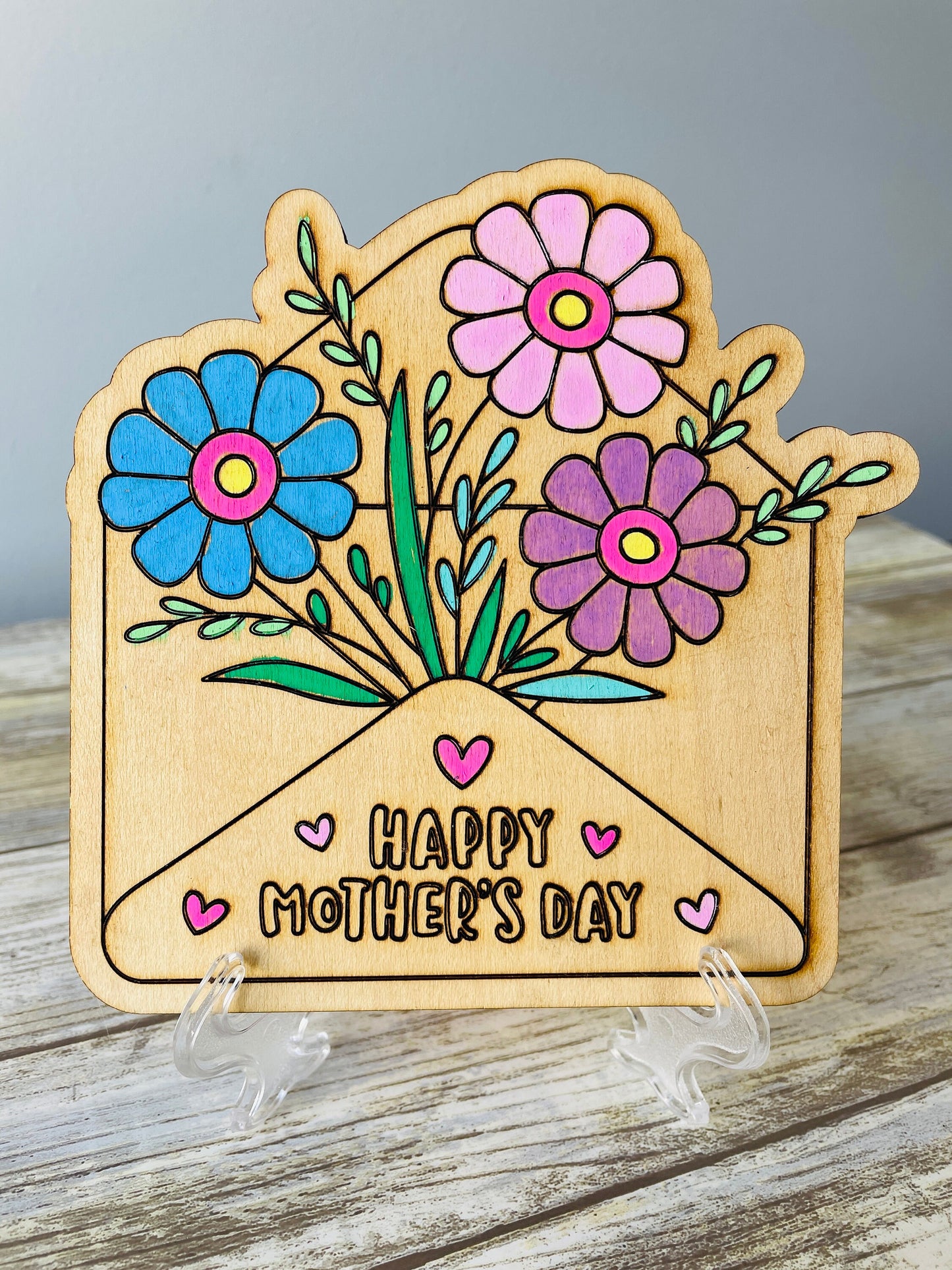 DIY Mothers Day Card Paint Kit, Mothers Day Basket Stuffers, Mothers Day Gift Basket, Fun Paint Kit