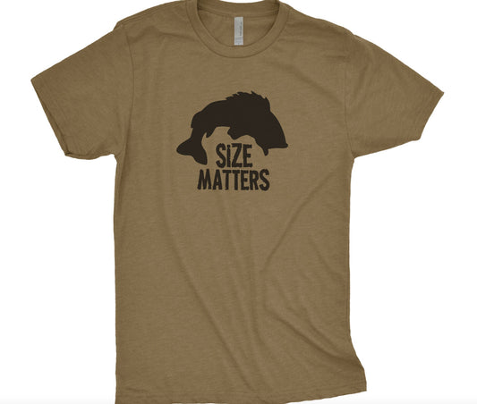 Size Matters Fishing T-Shirt, Fishing Dad Shirt, Fishing Gift, Fishing Lover Dad Tshirt, Father's Day Tshirt